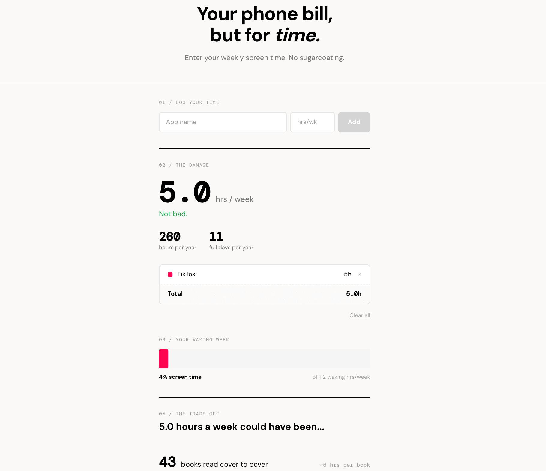 Screen Time Reality Check